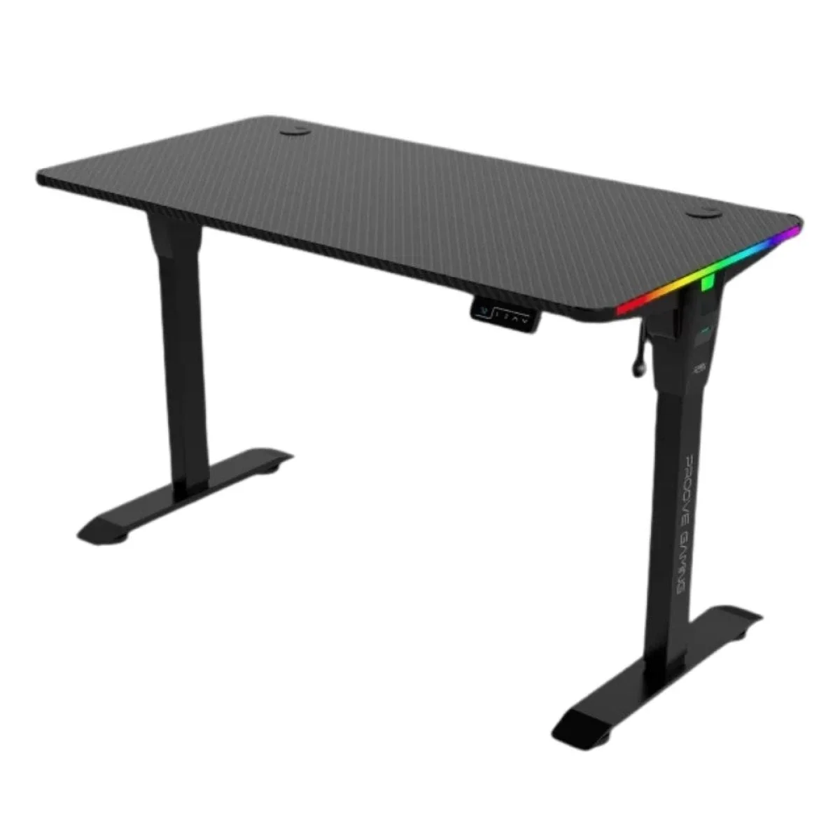 Proove Gaming PVP Pneumatic Adjustable ARGB Gaming Desk 120cm Black GTPV00120101