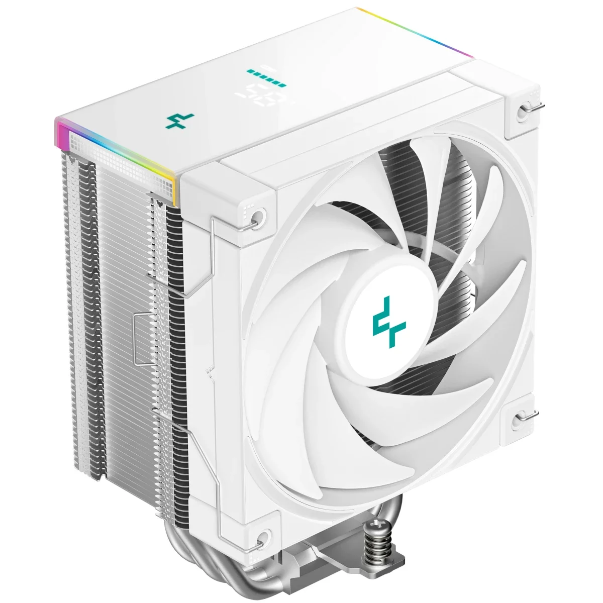 DeepCool AK500S Digital SE CPU Air Cooler 240W TDP 120mm PWM Fan White - Image 3