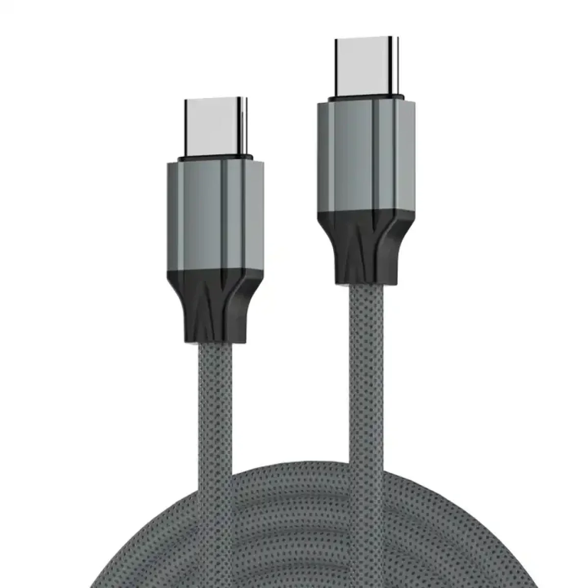 LDNIO USB-C to USB-C 2m 65W Fast Charging Cable - Grey