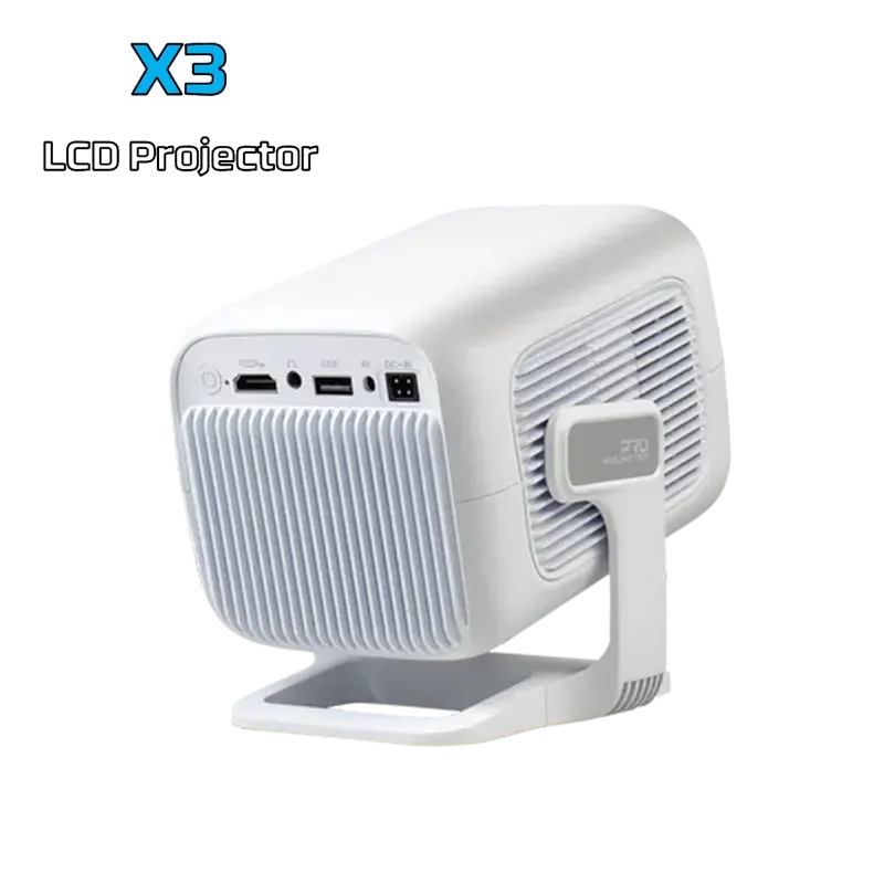 No-Brand X3 X3AQ LCD Projector 1080p, Wi-Fi, Bluetooth, Cast, HDMI-in, Audio-out, 16GB Storage, 1GB RAM, Android 14 - Thumbnail 2