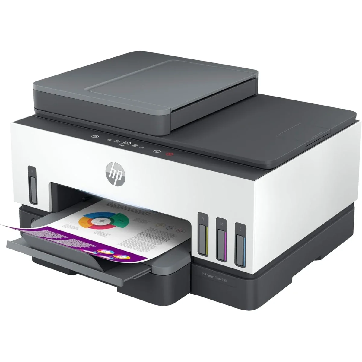 طابعة HP Smart Tank 790 الكل في واحد لاسلكية نافثة للحبر مع طباعة ومسح ضوئي ونسخ وفاكس - Image 3