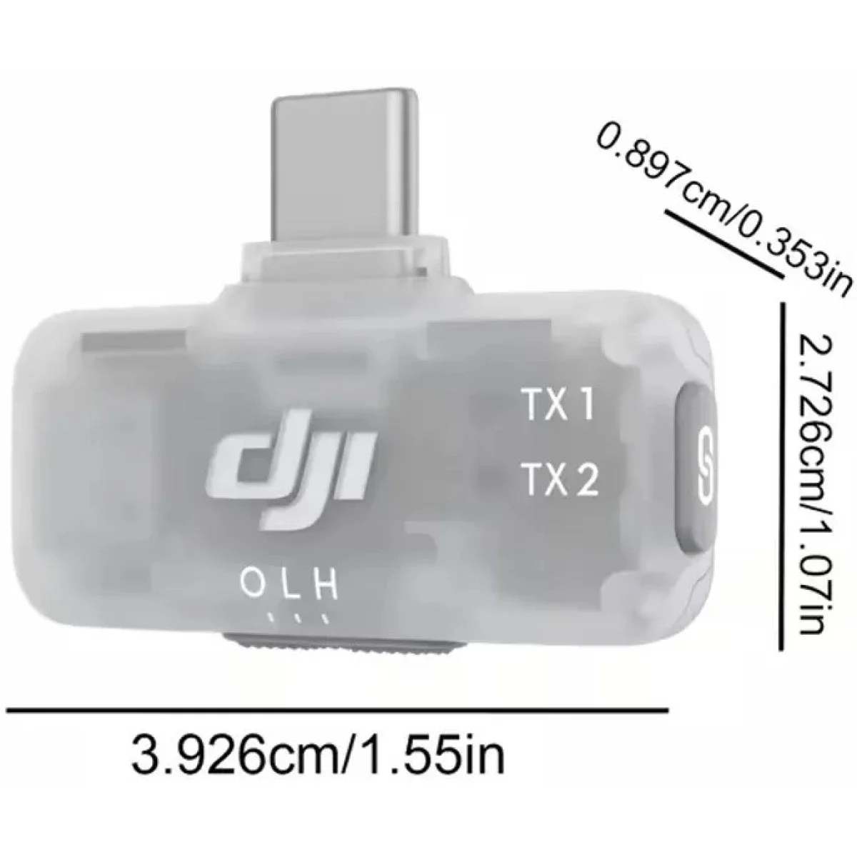 مستقبل DJI Mic Series Mobile Receiver للهواتف USB-C لاسلكي 2.4GHz وBluetooth 5.3 - Image 4