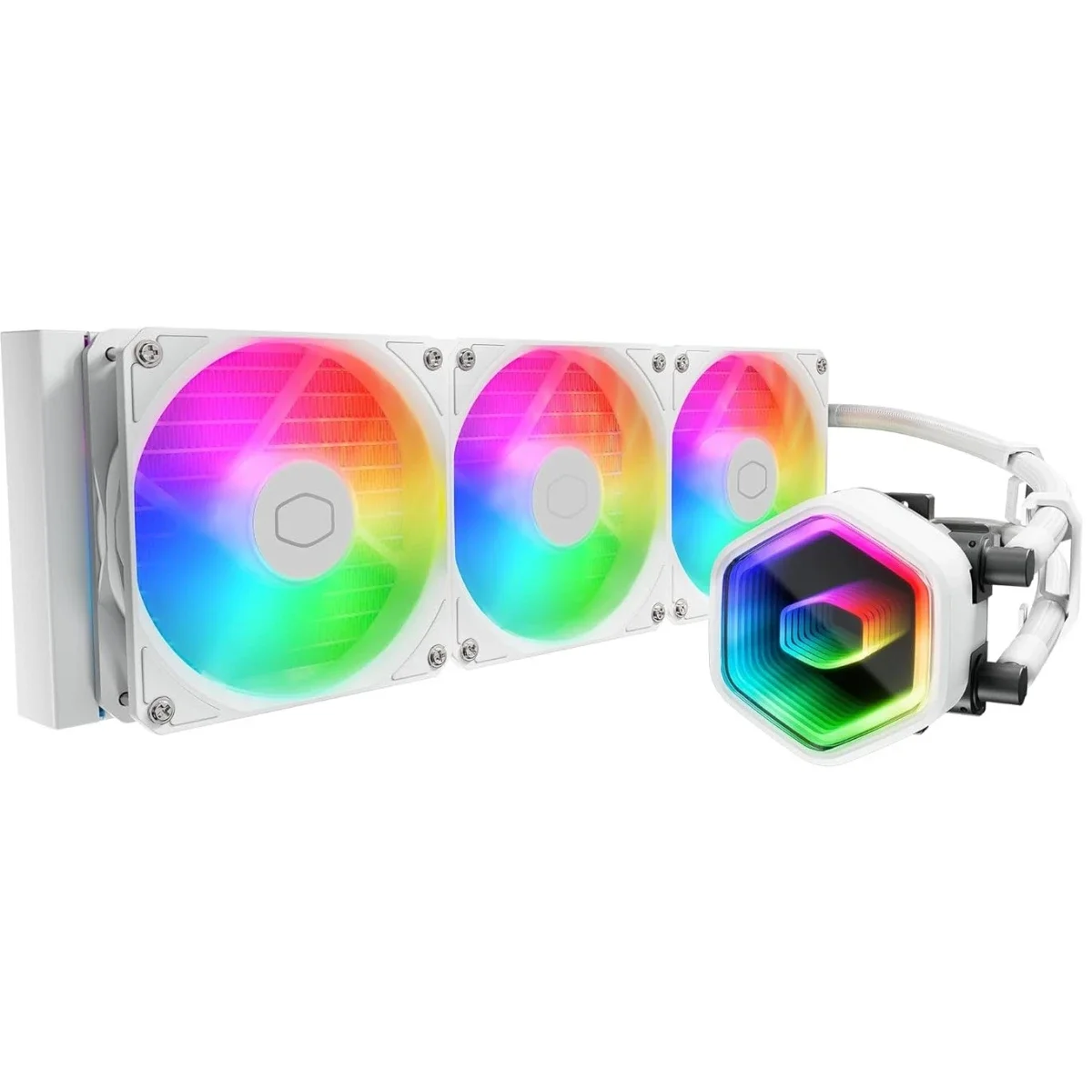 مبرد سائل للمعالج Cooler Master MasterLiquid 360 Core II AIO 360mm ARGB ابيض