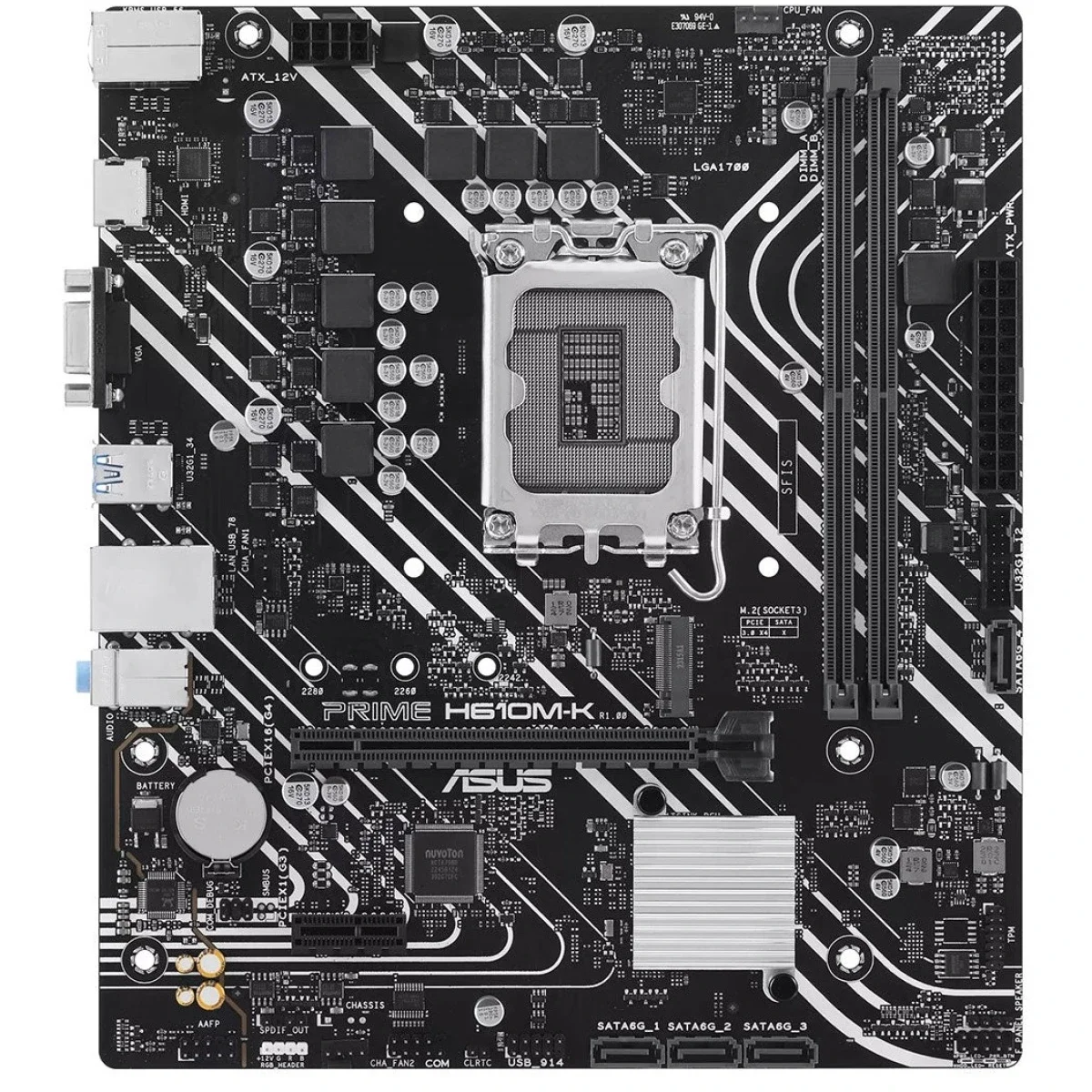 لوحة أم Asus Prime H610M-K DDR5 Micro-ATX LGA 1700 - Image 2