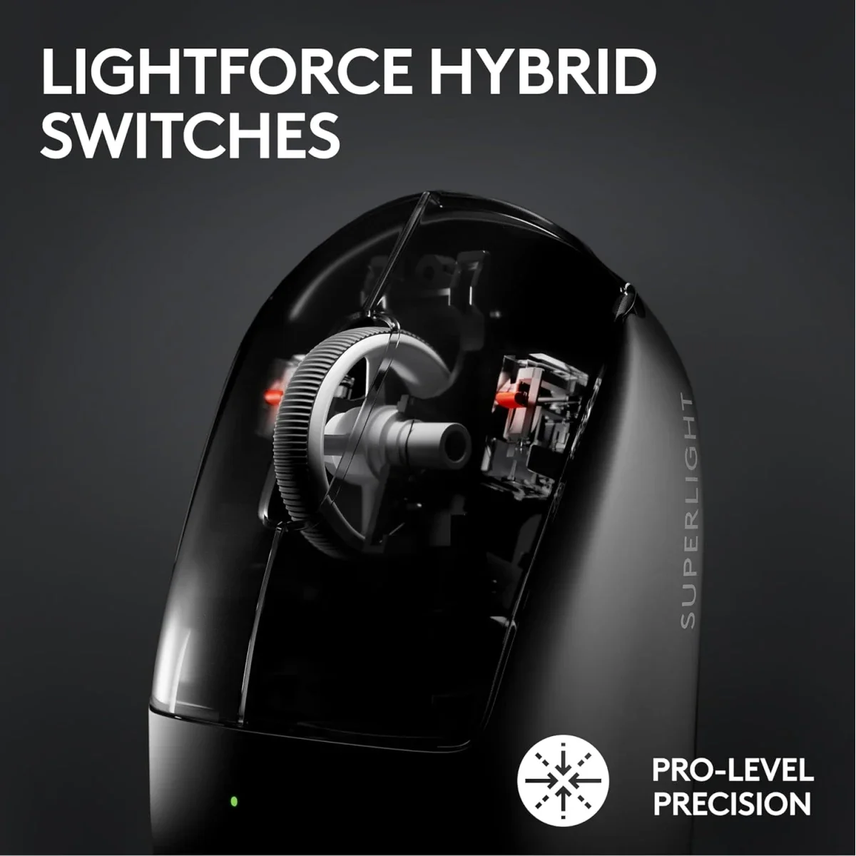 ماوس ألعاب Logitech G PRO X SUPERLIGHT 2 LIGHTSPEED لاسلكي، معدل Polling ‏4K، دقة 32,000 DPI، أبيض - Thumbnail 4