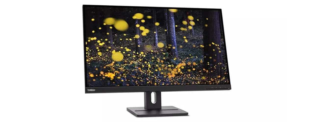 Lenovo ThinkVision E27q-40 27-inch QHD IPS Business Monitor, 100Hz, Black - Thumbnail 8