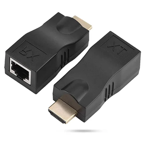 موسع إشارة HDMI عبر كيبل Cat5/Cat5e/Cat6 لمسافة حتى 30 متر