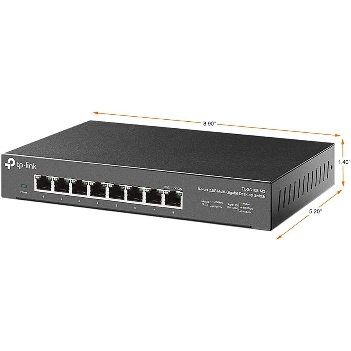 TP-LINK TL-SG108-M2 8-Port 2.5G Unmanaged Network Switch - Image 4
