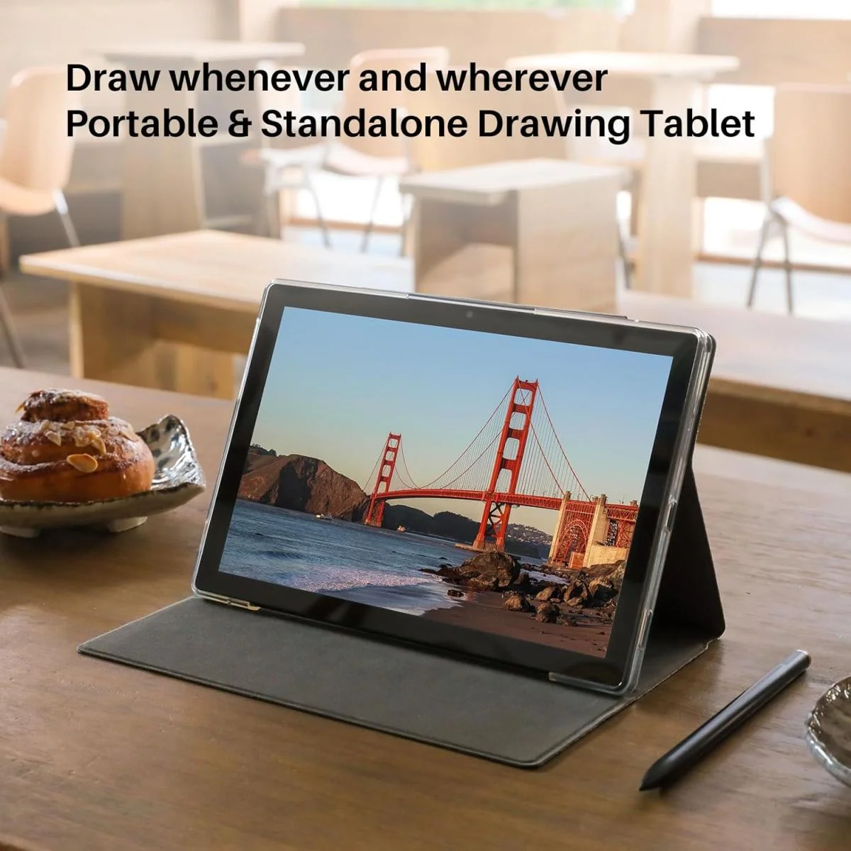 جهاز لوحي للرسم Huion Kamvas Slate 10 بشاشة FHD+ مقاس 10.1 إنش - Thumbnail 3