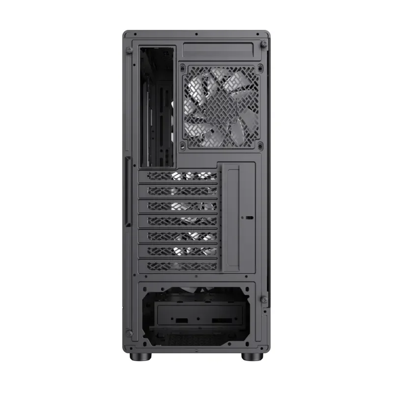 كيس كمبيوتر GameMax Storm 2 AB للألعاب Mid-Tower ATX أسود - Thumbnail 6
