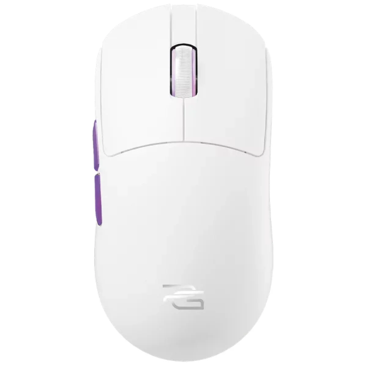 Proove Superfight Wireless Tri-Mode Gaming Mouse, 12000 DPI, Charging Dock, White/Purple - Thumbnail 2