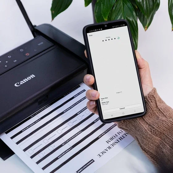 Canon PIXMA TR150 Wireless Portable Color Inkjet Printer with Battery - Image 5