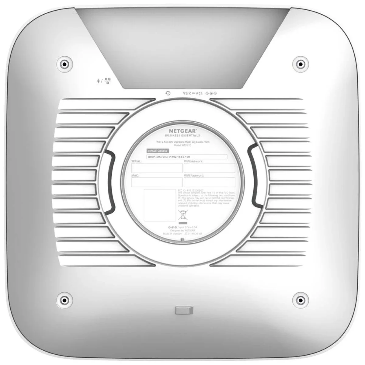 نقطة وصول لاسلكية NETGEAR WAX220 Wi‑Fi 6 مزدوجة النطاق AX4200 - Image 8