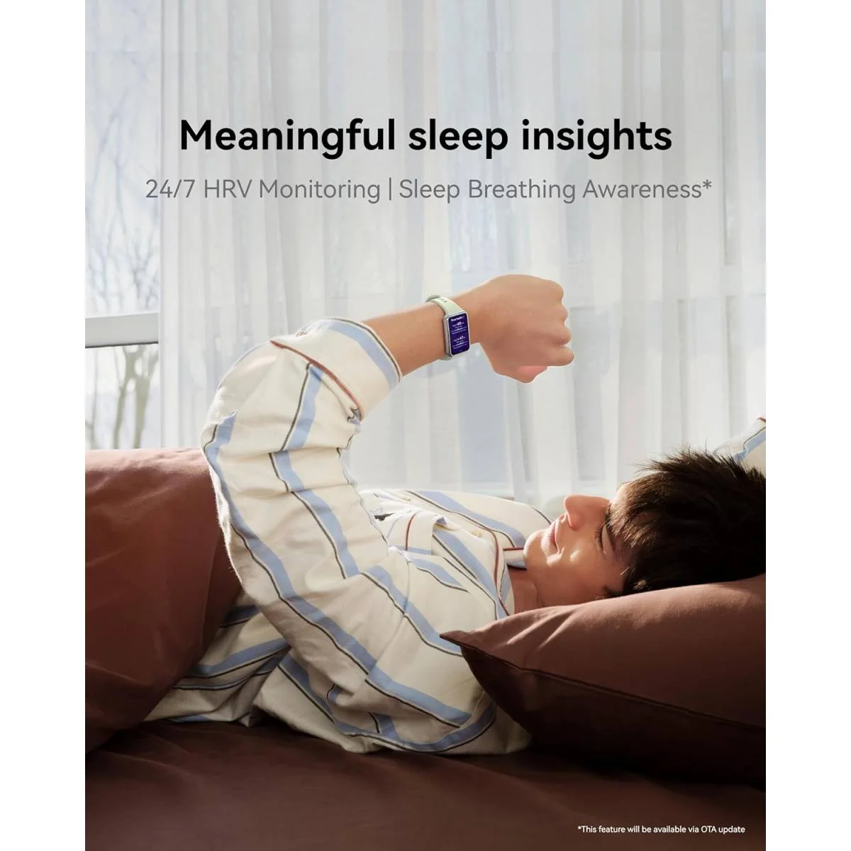 HUAWEI Band 11 Aluminium Fitness Tracker, 1.64-Inch AMOLED, 5 ATM, 14-Day Battery, Beige - Thumbnail 7