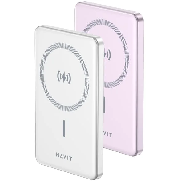 HAVIT PB5203 MagSafe Power Bank 10000mAh, 20W PD, 15W Wireless - Blue - Thumbnail 5