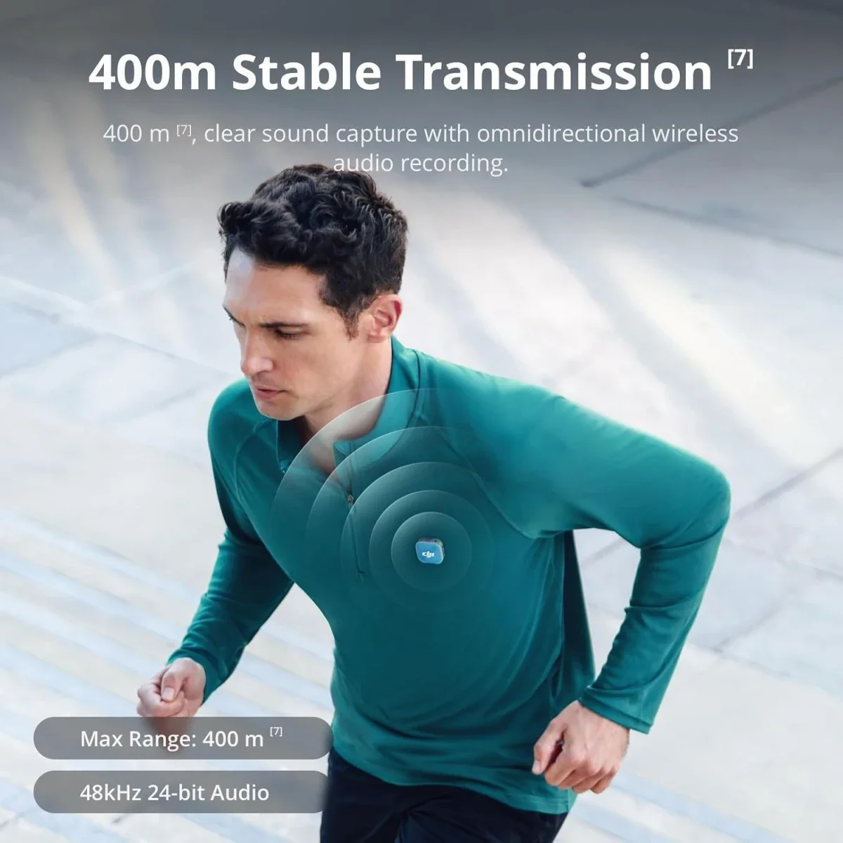 طقم ميكروفون لاسلكي DJI Mic Mini 2 مع مستقبل USB-C وعلبة شحن - Image 7