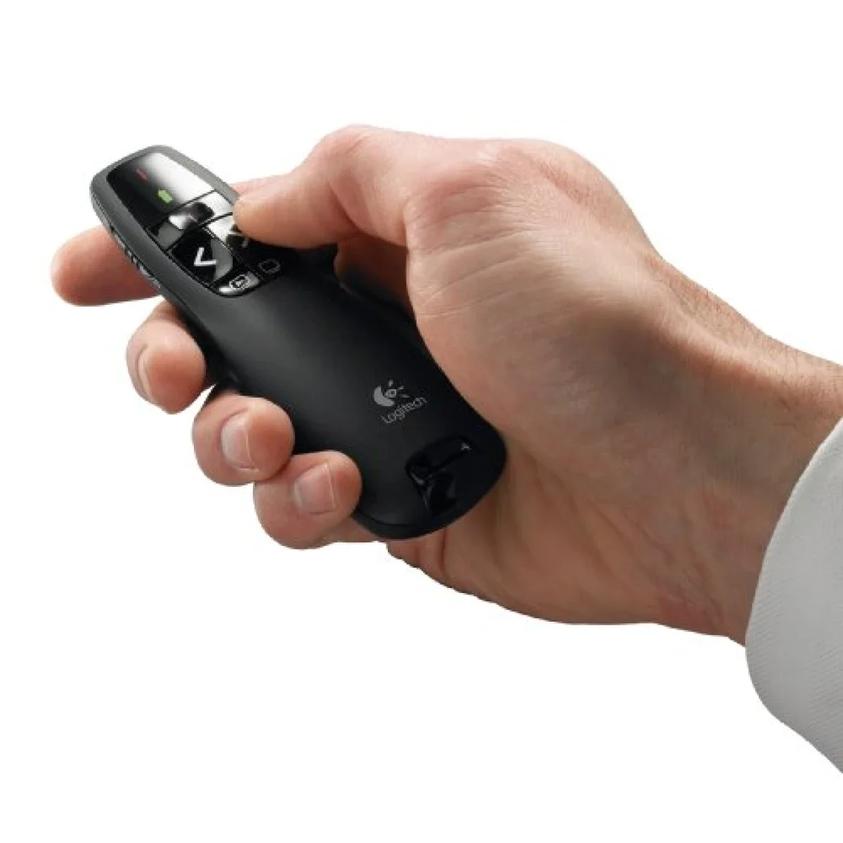 جهاز تحكم بالعروض التقديمية Logitech R400 لاسلكي مع مؤشر ليزر أحمر