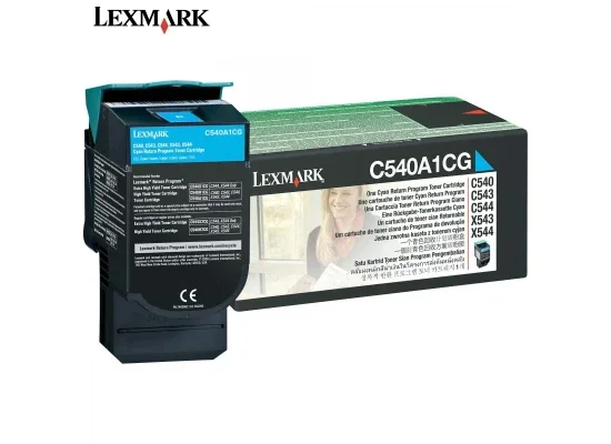 Lexmark C540 Original Cyan Toner Cartridge - Image 2