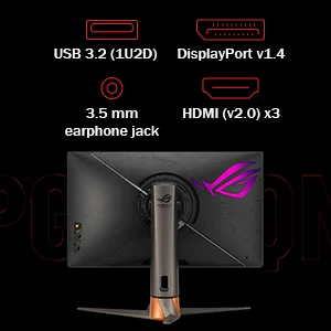 Asus ROG Swift PG27AQN 27-Inch QHD Fast IPS 360Hz Gaming Monitor - Thumbnail 15