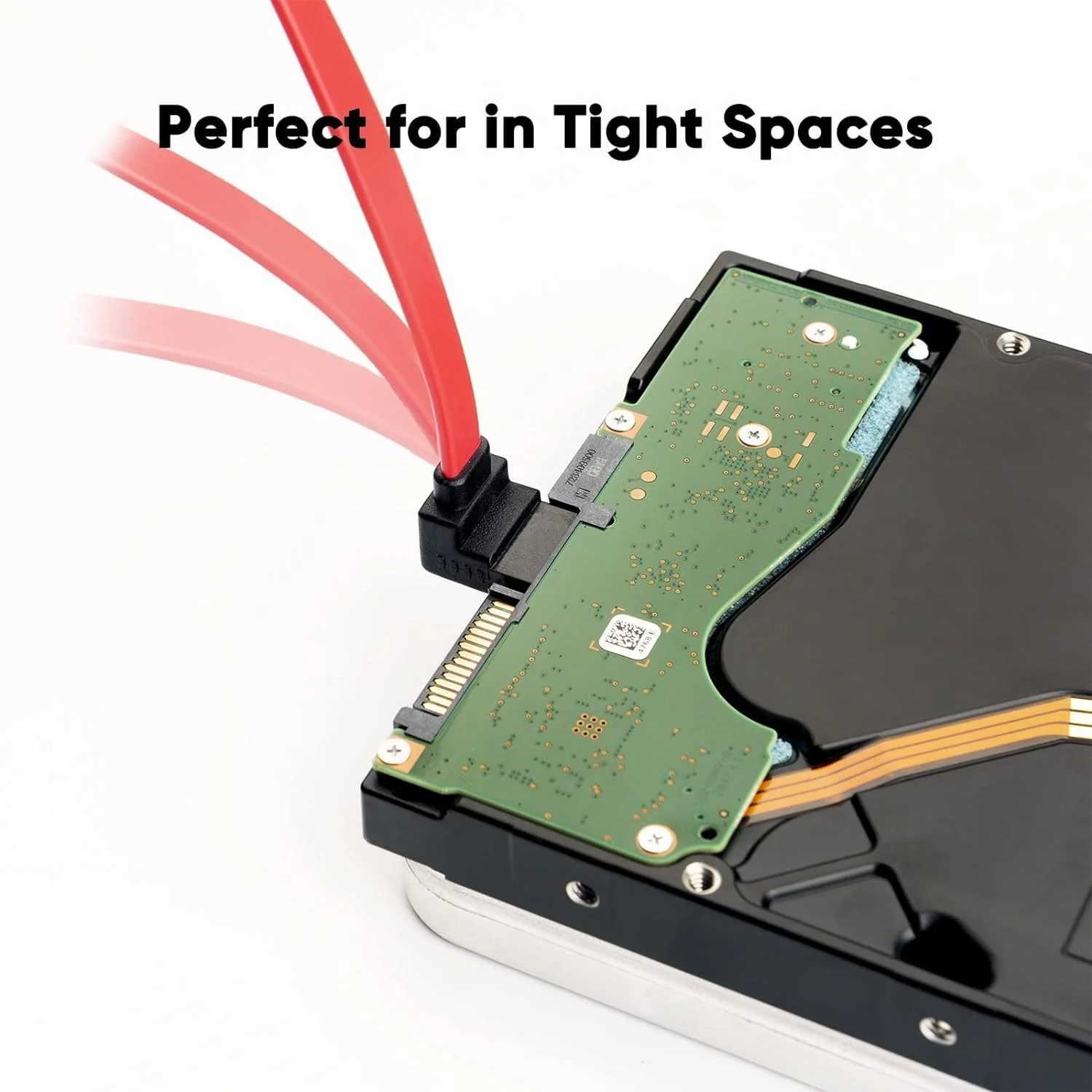 Ugreen 30797 US217 Angled SATA 3.0 High Speed Cable 0.5m 6Gbps - Thumbnail 6