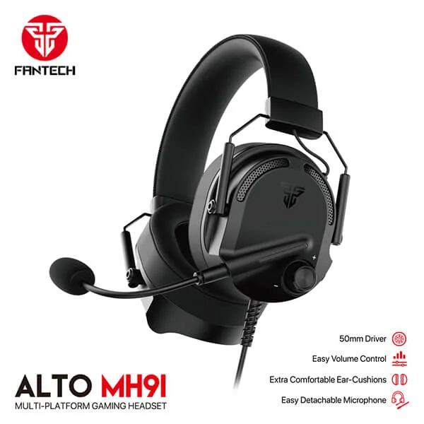 سماعة رأس للألعاب سلكية (تستخدم على جميع الأجهزة) Fantech - Image 2