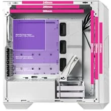 Cooler Master HAF 500 White Edition Mid-Tower PC Case with High Airflow Mesh, ARGB Fans, USB 3.2 Gen 2 Type-C - Thumbnail 20