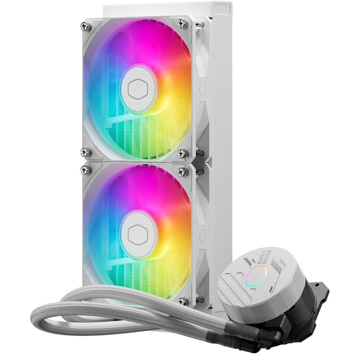 مبرد سائل للمعالج Cooler Master MasterLiquid 240L Core ARGB أبيض 240mm