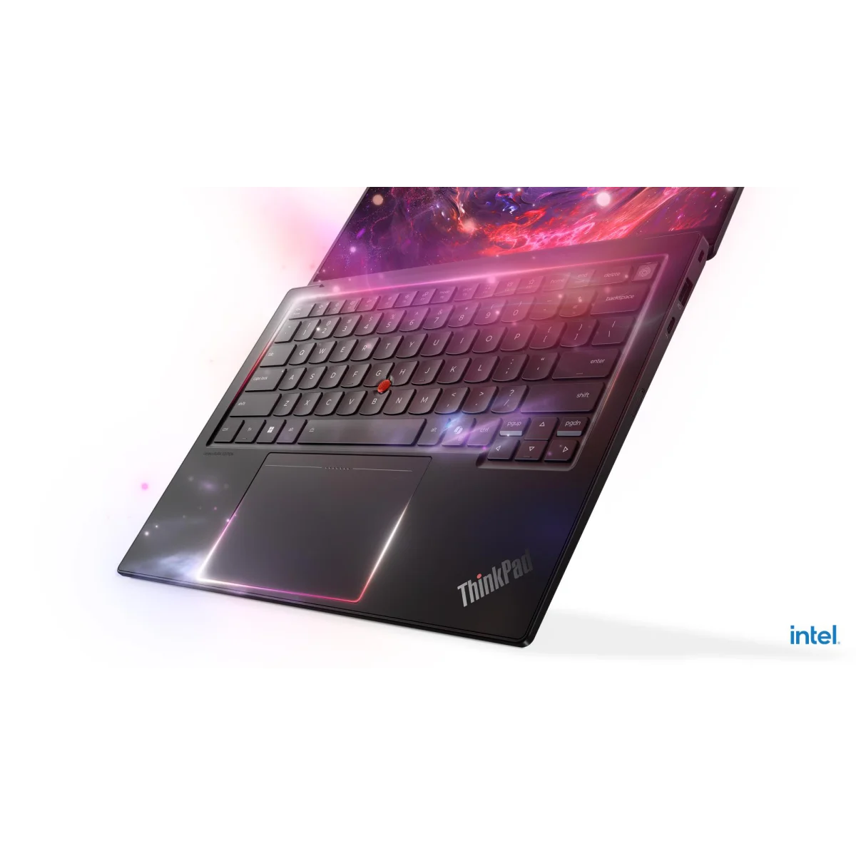 لابتوب Lenovo ThinkPad X1 Carbon Gen 14 Aura Edition بمعالج Intel Core Ultra 7 355، رام 32GB، SSD 1TB PCIe 4.0، شاشة 14 إنش FHD IPS لمس، Wi‑Fi 7، Windows 11 Pro - Image 3