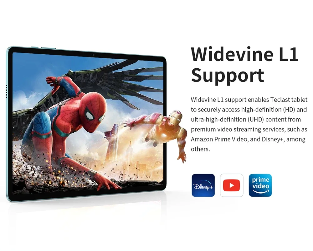 جهاز لوحي TECLAST P50 (2025) 11 إنش IPS بتردد 90Hz وأندرويد 15 وLTE، 8GB رام، 128GB، أزرق - Thumbnail 6