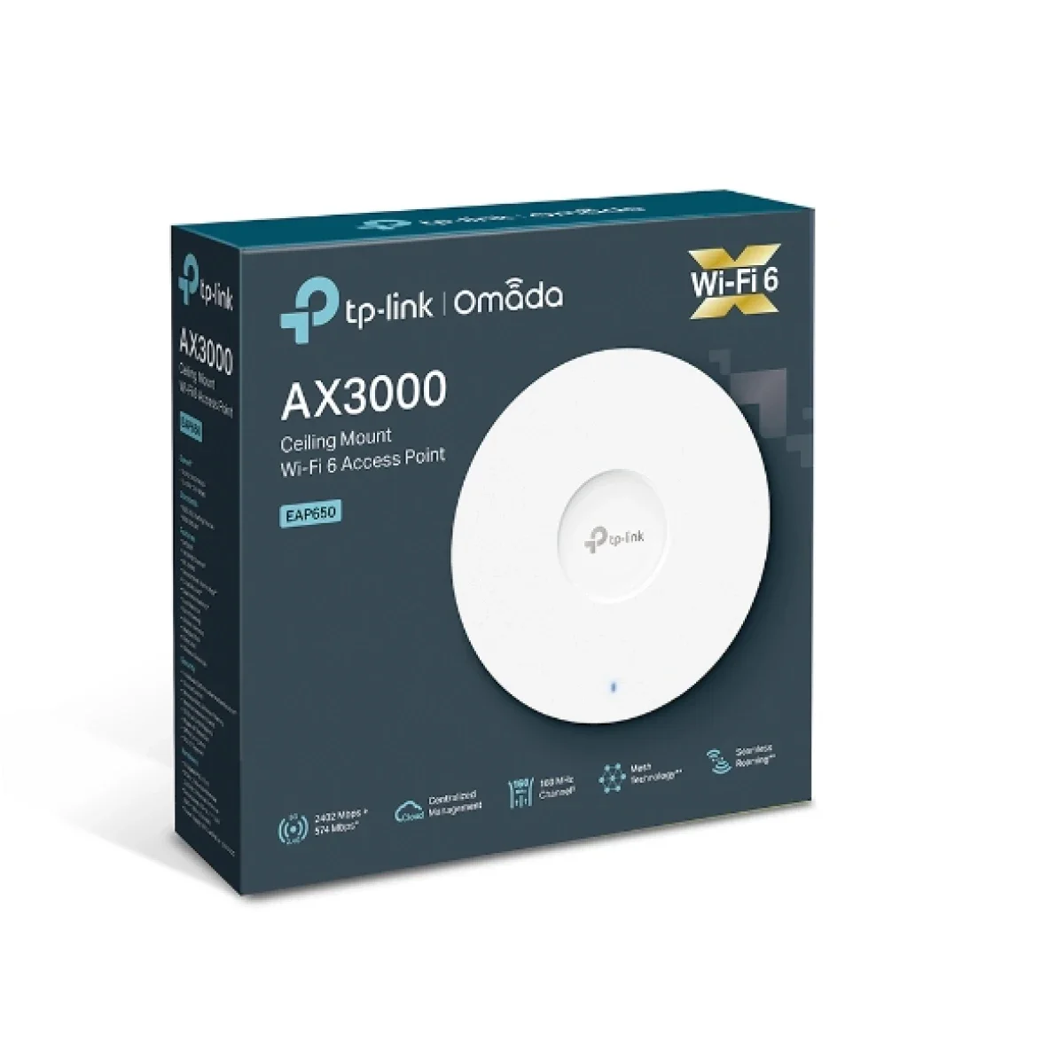 نقطة وصول TP-LINK EAP650 Wi-Fi 6 AX3000 للتثبيت بالسقف - Thumbnail 8