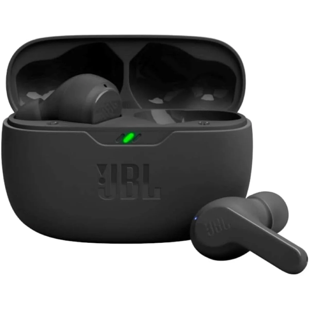 JBL Vibe Beam True Wireless Earbuds with Deep Bass Sound, Bluetooth 5.2, Black