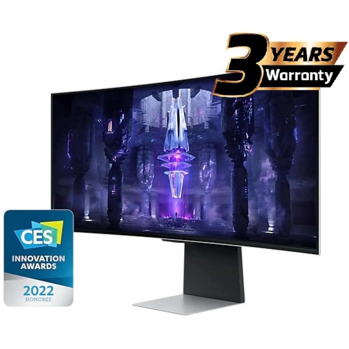 Samsung Odyssey OLED G8 (34BG850) 34-inch Curved Smart 3K UWQHD Gaming Monitor, 175Hz, 0.03ms