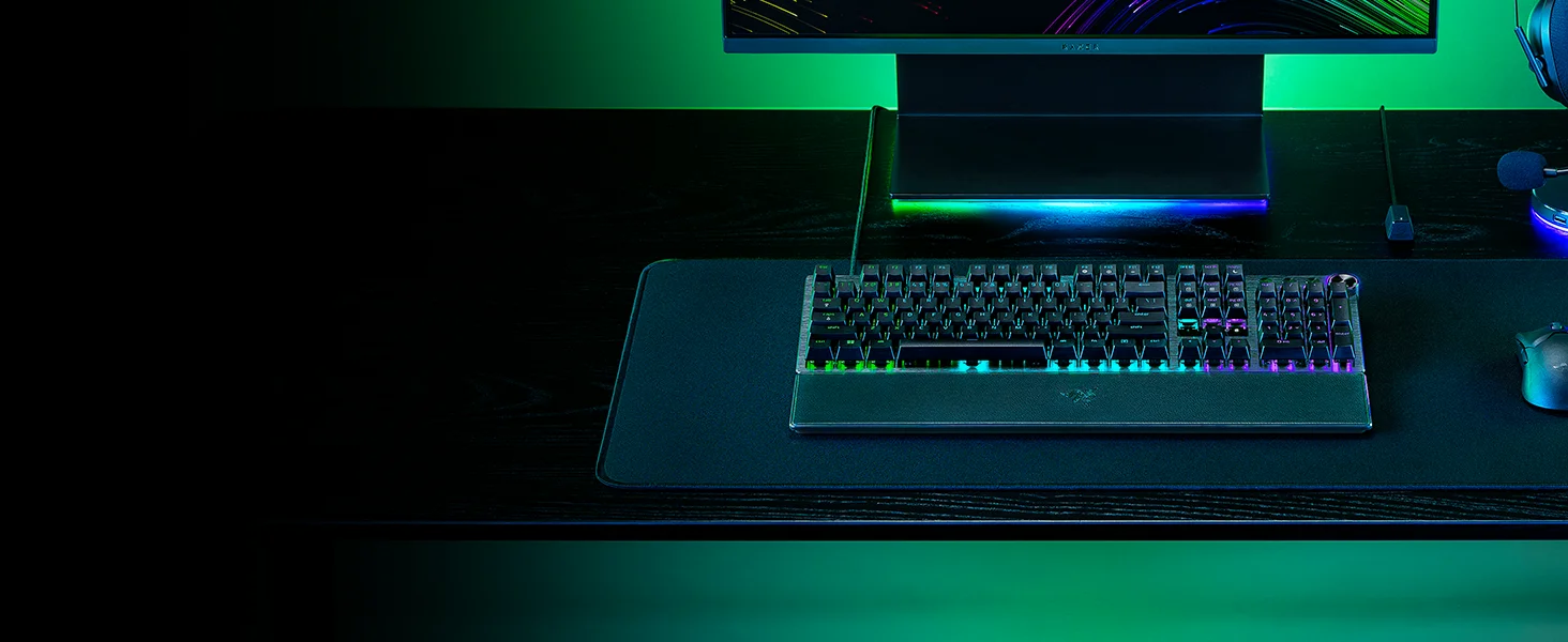Razer Huntsman V3 Pro Esports Gaming Keyboard with Analog Optical Switches - Black - Thumbnail 21