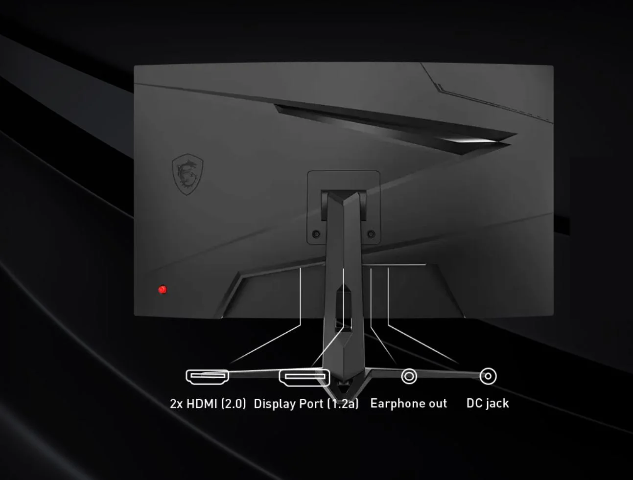 MSI G27C3F 27-Inch Curved Rapid VA FHD Gaming Monitor, 180Hz, 1ms, Black - Thumbnail 25