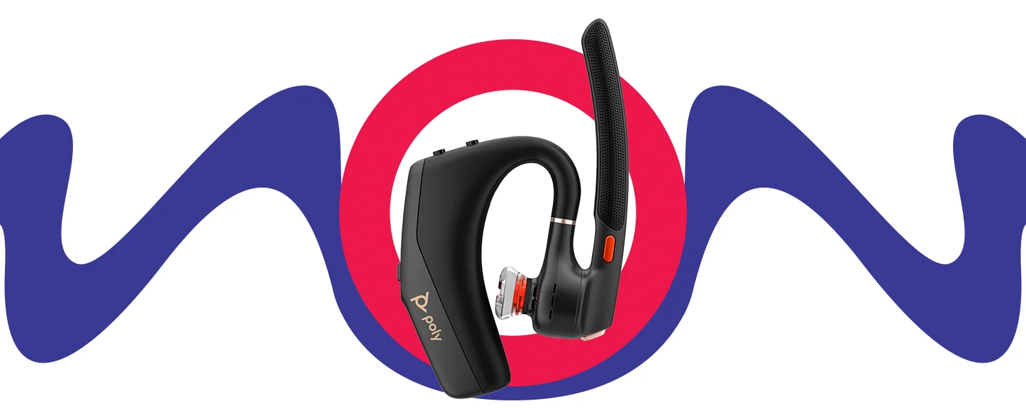 سماعة رأس Poly Voyager Legend 50 UC بلوتوث مع علبة شحن، 4 ميكروفونات، بطارية 10 ساعات ومدى 98 قدم - Image 12
