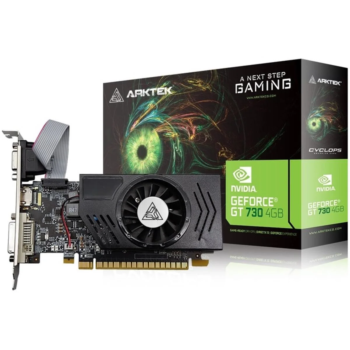 ARKTEK Cyclops GeForce GT 730 4GB GDDR3 Graphics Card