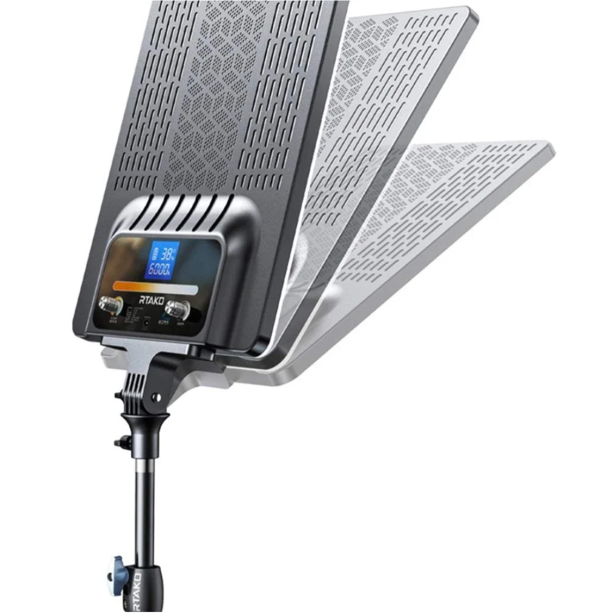 إضاءة لوحة RGB RTAKO AR-GTB-P300TS مقاس 19 إنش بشاشة رقمية بدون حامل - Image 3