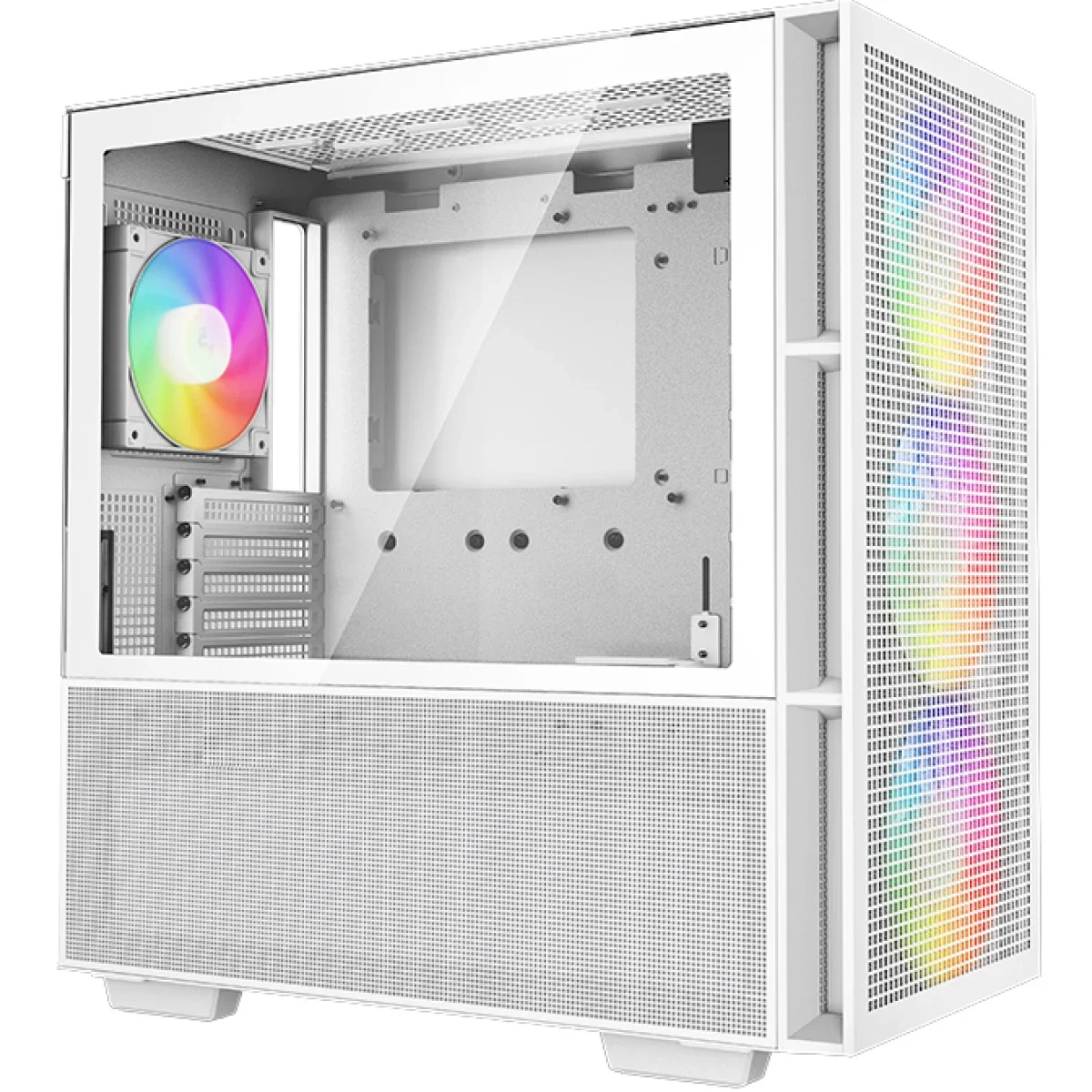 DeepCool CH560 Mid-Tower High Airflow PC Case with 3x140mm + 1x120mm ARGB Fans - White - Thumbnail 3