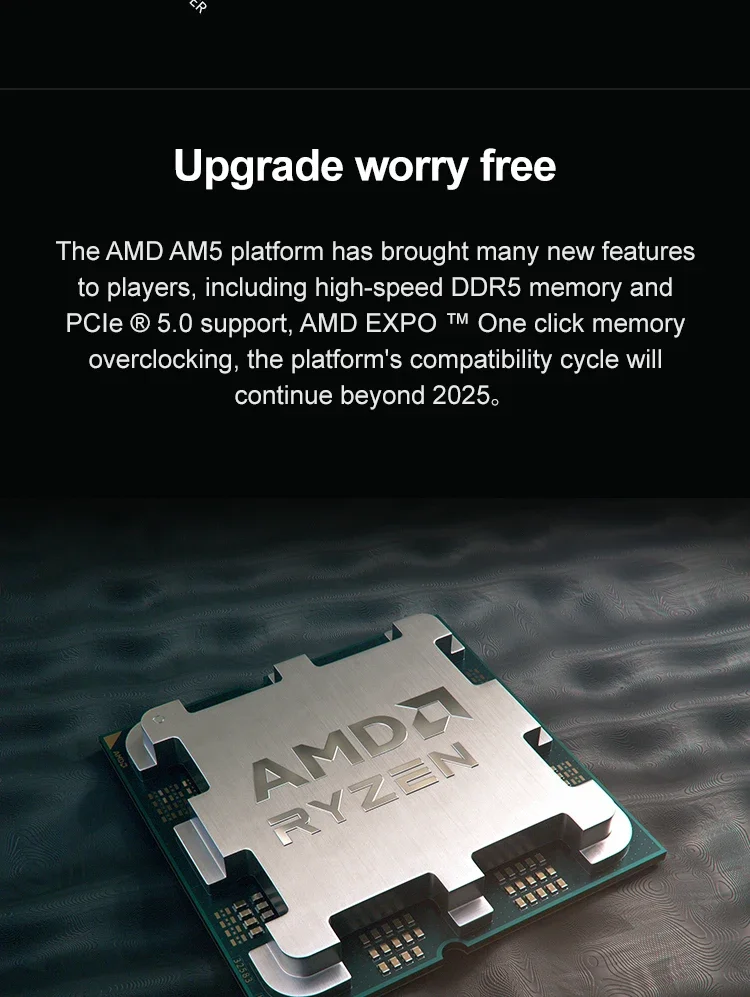 معالج AMD Ryzen 5 7500F لسطح المكتب AM5 إصدار Tray - Image 11