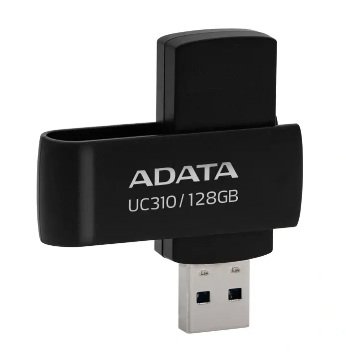 فلاش USB ADATA سعة 128GB لون أسود UC310 - Image 3