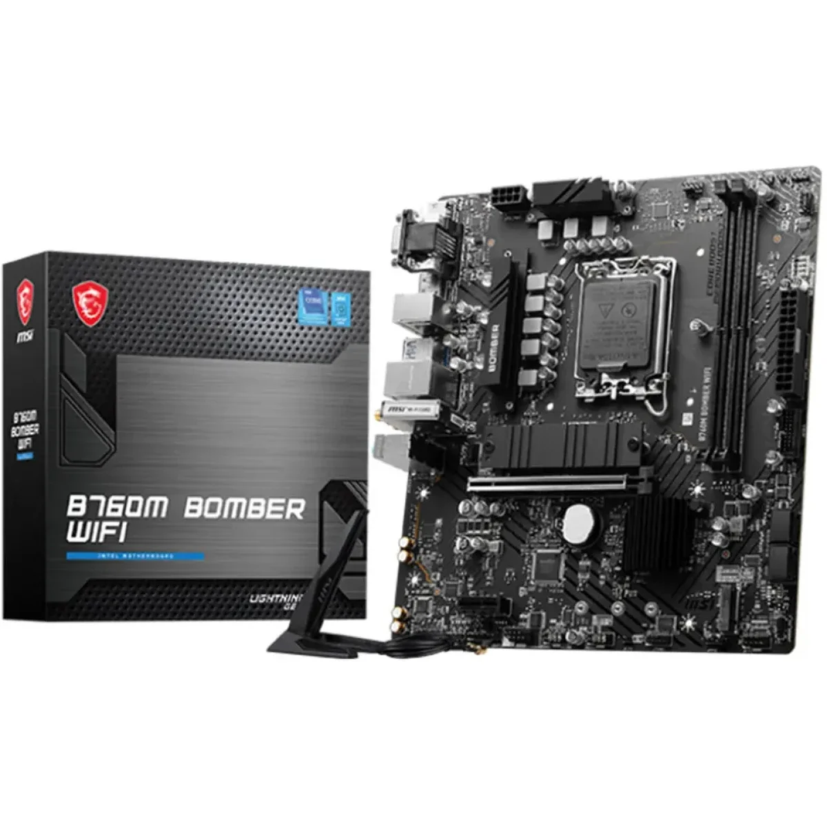 MSI B760M BOMBER WIFI DDR5 Intel LGA 1700 Motherboard