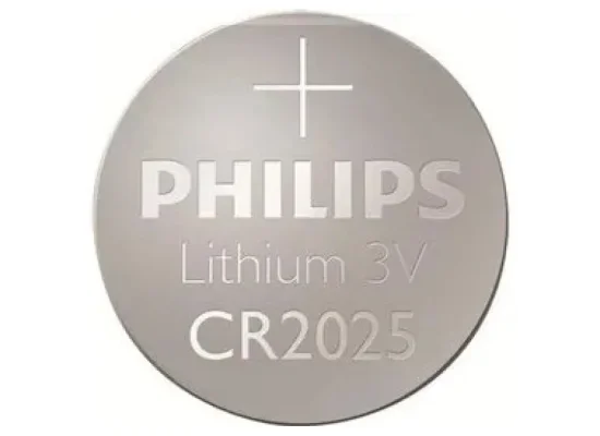 بطارية زر ليثيوم Philips CR2025 - Image 2