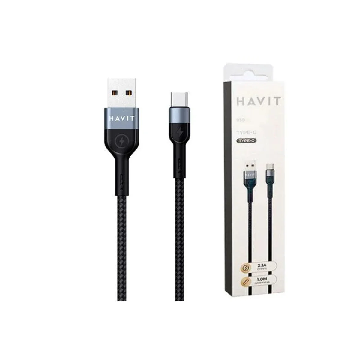 HAVIT CB623C USB-A to USB-C Data Cable 2.1A - Thumbnail 2