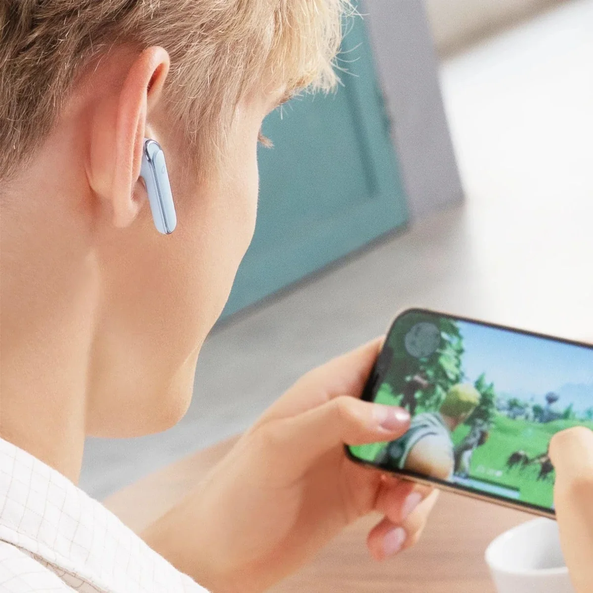 Anker Soundcore Life P3 Bluetooth Noise Cancelling Earbuds - Sky Blue - Image 4