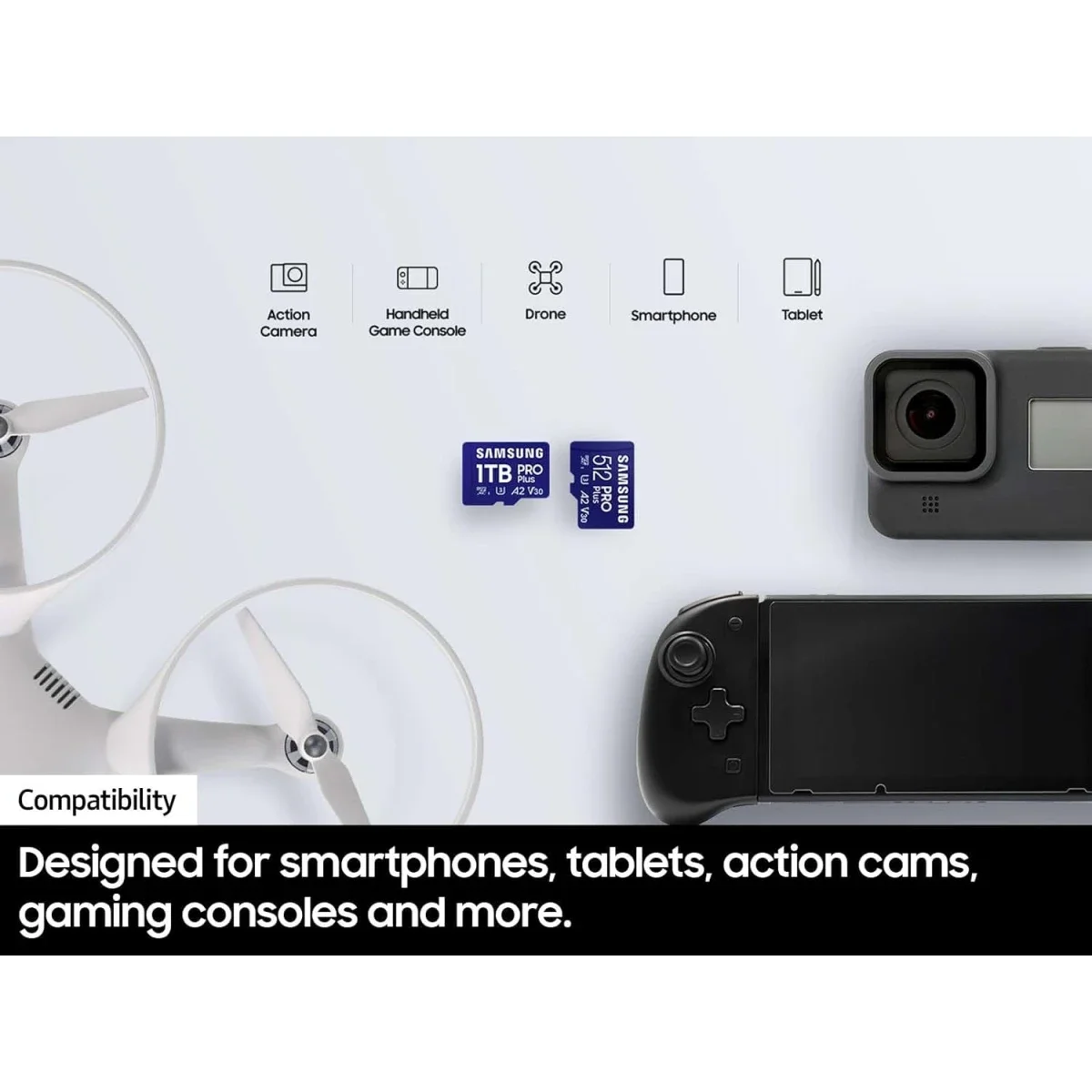 كرت ذاكرة Samsung PRO Plus microSDXC سعة 128GB بسرعة تصل إلى 180MB/s - Image 3