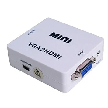 محول POWER OF TECH FY1316 من VGA إلى HDMI مع صوت