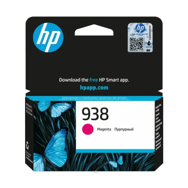 خرطوشة حبر HP 938 4S6X6PE أصلية ماجنتا لطابعات OfficeJet Pro 9110، 9120، 9130، 9720، 9730