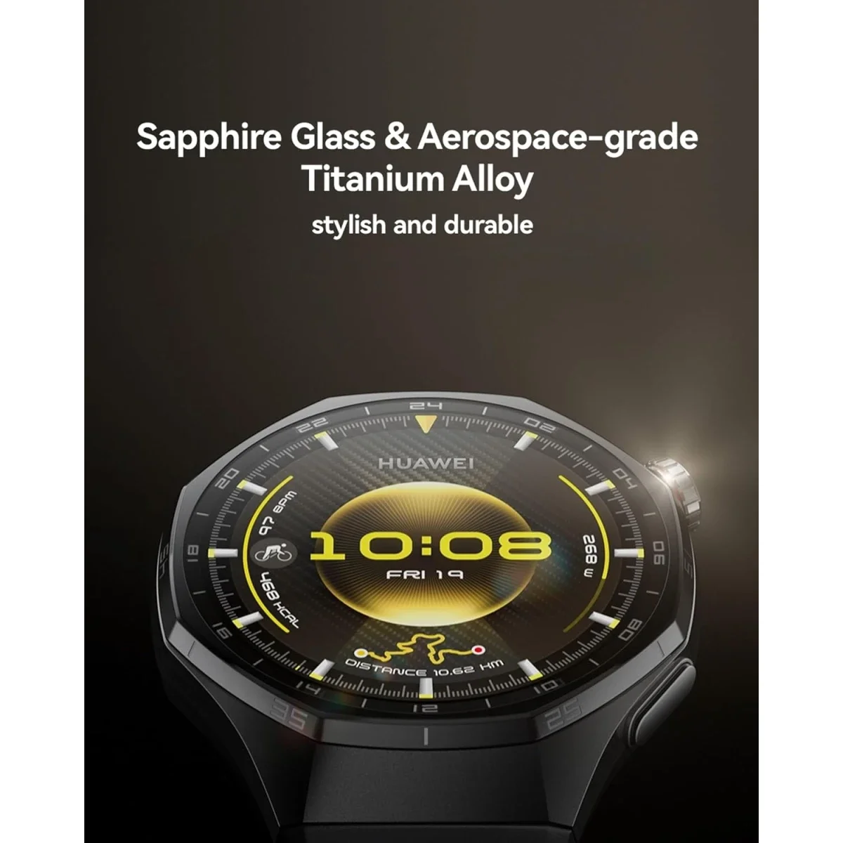 ساعة ذكية HUAWEI WATCH GT 6 Pro 46 مم GPS بشاشة AMOLED 1.47 إنش - بني - Image 5