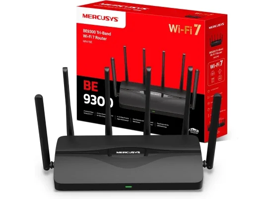 MERCUSYS MR47BE BE9300 Tri-Band Wi-Fi 7 Router with 4× 2.5Gbps Ports