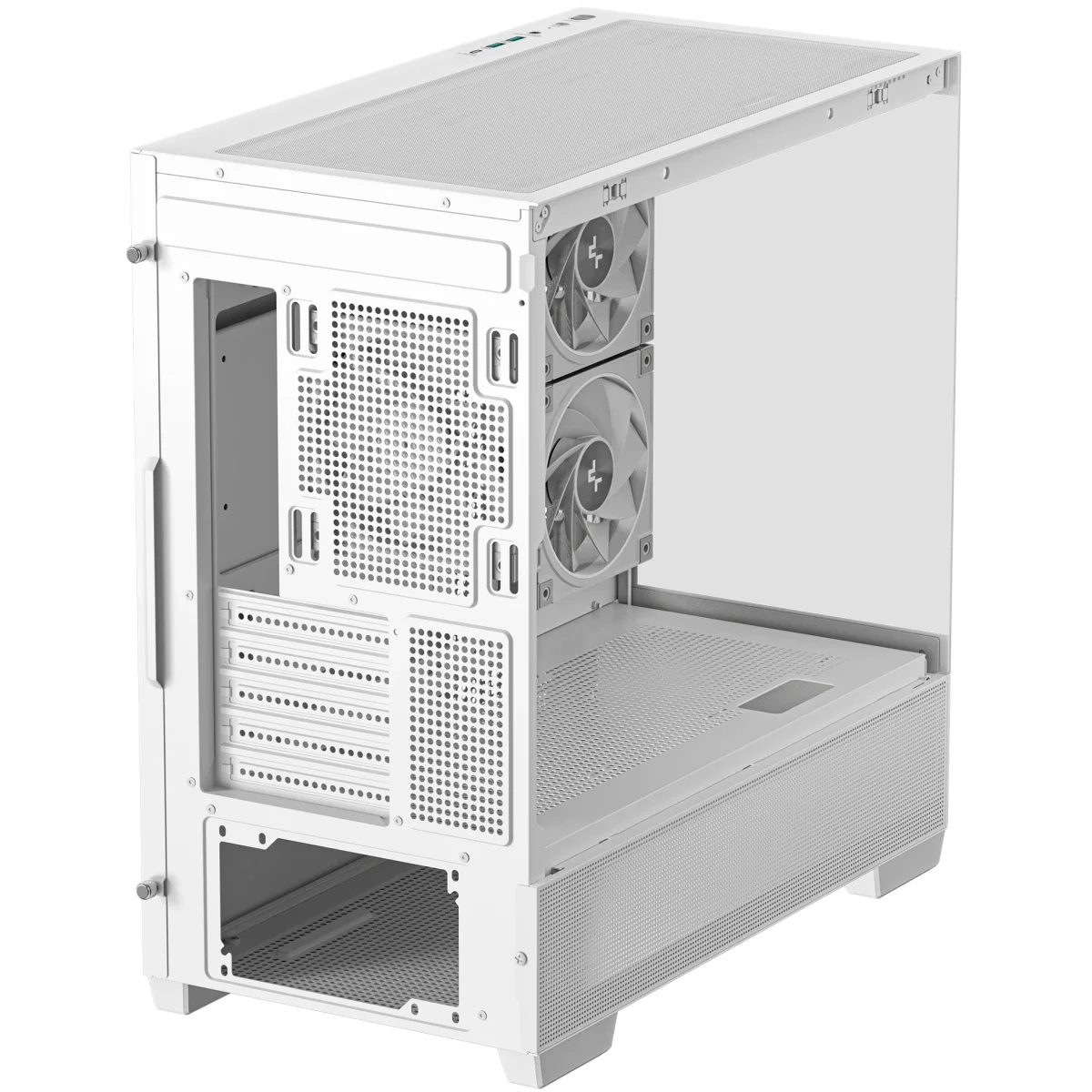 DeepCool CG380 3F Panoramic ATX Mid-Tower Case White - Thumbnail 7
